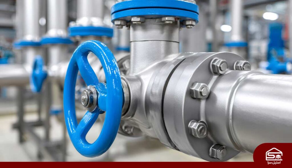 شیر صنعتی استیل 