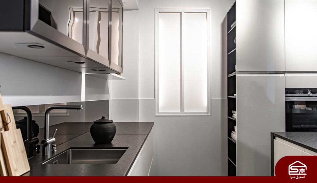 ورق استیل مات در دکوراسیون اشپز خانه