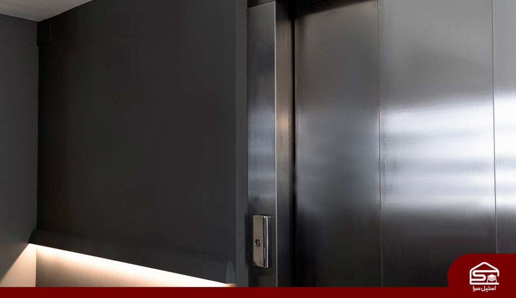 ورق استیل مات 304 در بدنه آسانسور