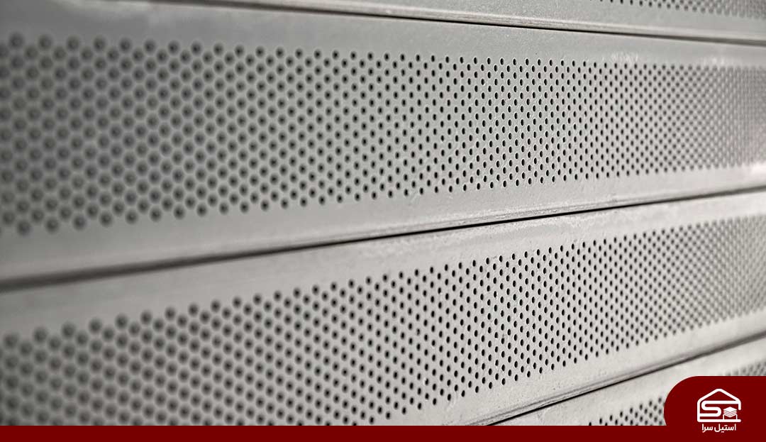 ورق استیل خشدار